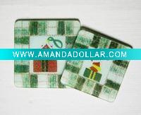 square shape rough surface tempered glass cheese board