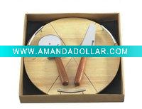 Wholesale cheese wooden board set