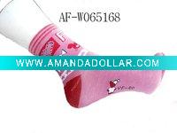 Wholesale girls worm cartoon socks