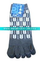 Wholesale man five fingers socks