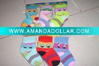 Wholesale 100% cotton colourful baby sock