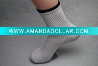 Wholesale 75%cotton man sock