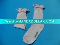 Wholesale CDS8141 100% COTTON WOMEN SOCK