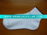 Wholesale 100% cotton socks