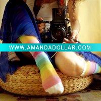 Wholesale Fashion knee-high socks W007