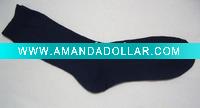 black cotton sock GY-00127