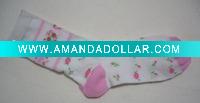 Girl cotton sock GY-00117