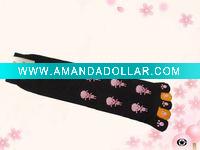 women's five toe socks with printed dots