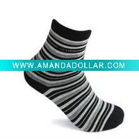 Wholesale women stripe cotton socks
