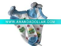 Wholesale Cotton kids cartoon socks