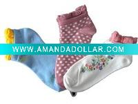 Wholesale lady ankle cotton socks