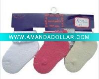 Wholesale Baby cotton girl sock