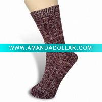 Wholesale men cotton working sock
