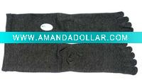 men's cotton five -toe sock