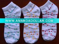 Wholesale cotton ankle women sock