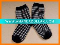 Wholesale jacquard cotton lady socks