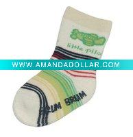 Wholesale Baby Jacquard Cotton Socks with Terry