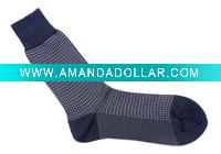 Wholesale Men's cotton dress sock