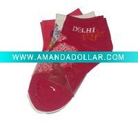 Wholesale Lady Jacquard Cotton Ankle Socks