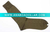 Men's cotton dress sock