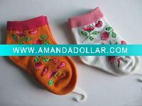 Wholesale Baby gril cotton ankle sock