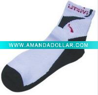 men cotton terry sock