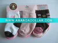 Wholesale Baby gril cotton ankle sock