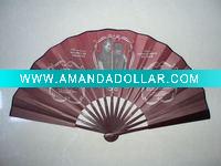 Wholesale 15pcs Bamboo Rib Advertising Silk Fan