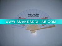 18pcs Bamboo Rib Advertising Fan