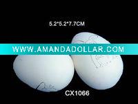 Wholesale bisque ceramic egg hanging deco