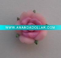 new design polymer clay necklace flower accessory