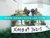 Wholesale ceramic snail and stone