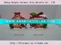 ceramic christmascandle holder decorations