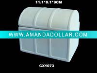 bisque ceramic jewel case