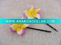 Wholesale Handmade Polymer Clay Flower Beads SZ-187