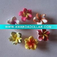 Wholesale selling hot polymer clay hand flower arts accessory