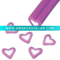 Wholesale polymer clay slice nail decoration