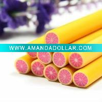 Wholesale polymer clay slice nail decoration