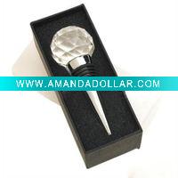 Wholesale Finest Crystal Wine Stopper,crystal bottle stopper