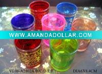 Glass T-Light Holder in heated-seal printing
