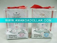 Wholesale GLASS BIRTHSTONE BEARS IN PVC BOX