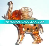Wholesale HAND BLOWN COLORFUL GLASS ANIMAL