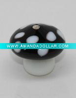 mushroom murano beads