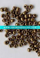 Iris round glass beads (601#)