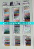 Wholesale glass seed beads shade card 1