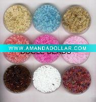 glass seed beads bugles