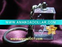 3d crystal keychain