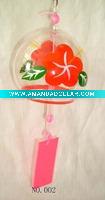 glass wind bell