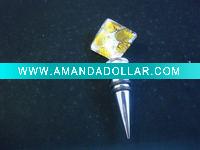 glass wine stopper
