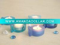 glass candle holder